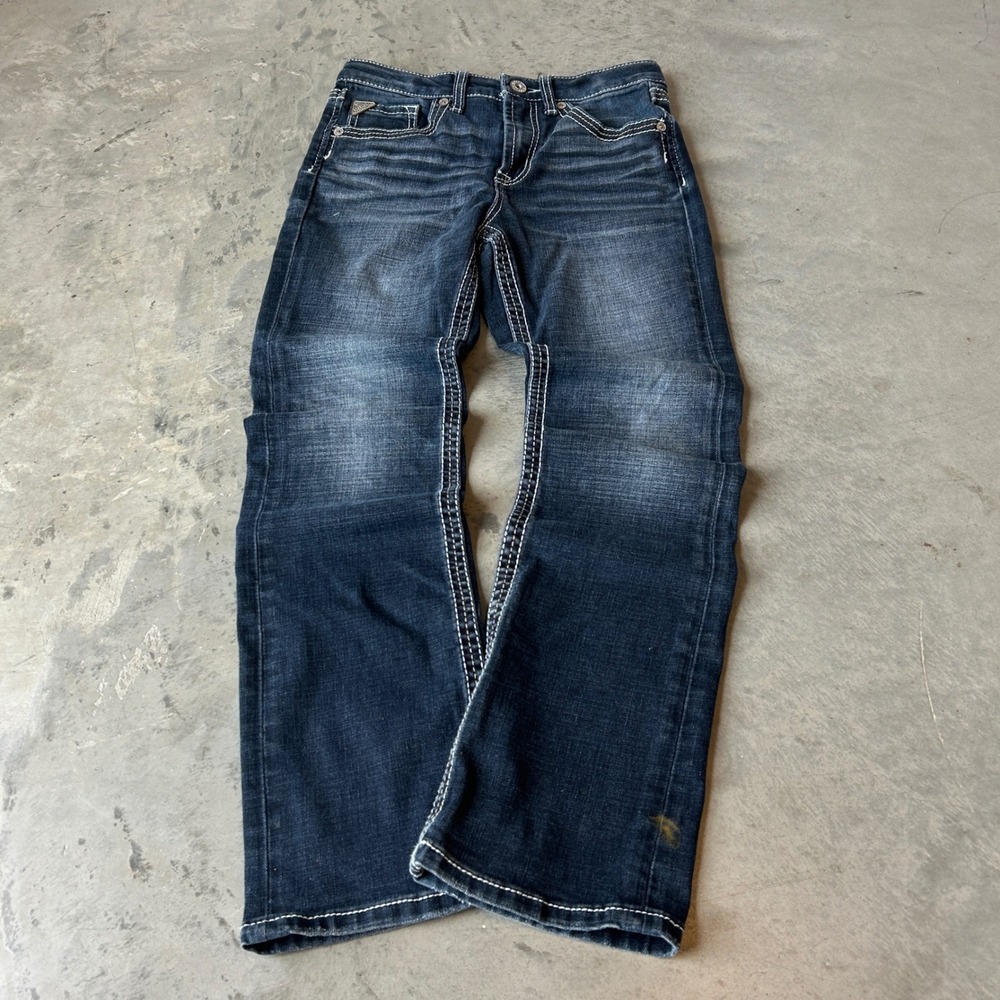 Salvage Chaos Bootcut Jeans Buckle Exclusive Dark Wash Youth Regular 16R